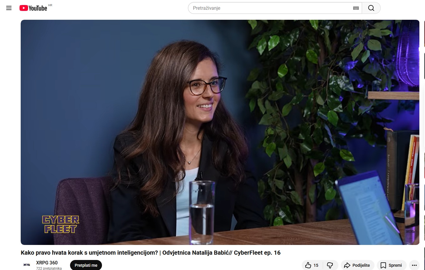 Sudjelovanje na podcastu "Cyberfleet"